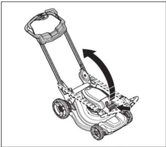HUSQVARNA LE 322R - To set the product in operation position - 1