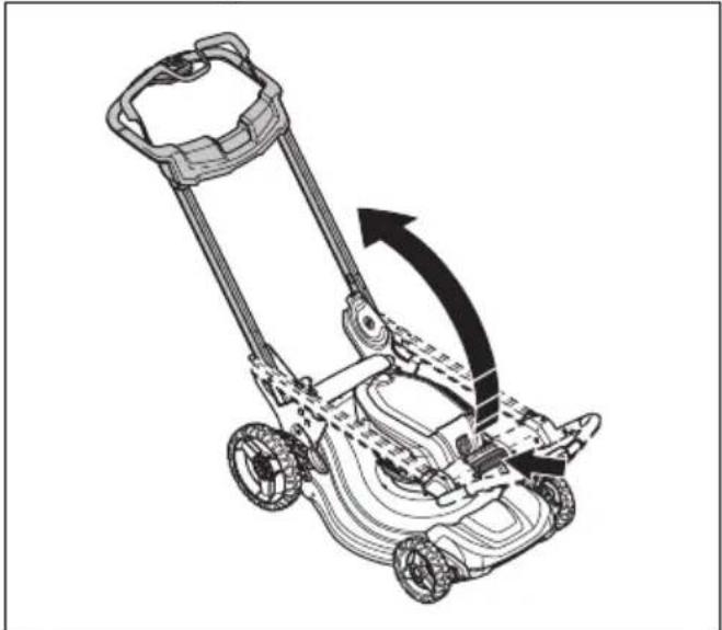 HUSQVARNA LE 322R - Pour régler l'outil en position d'utilisation - 1