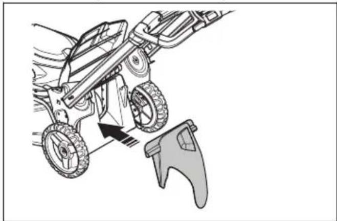 HUSQVARNA LE 322R - Pour faire passer la tondeuse en mode de décharge arrière - 2