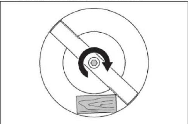 HUSQVARNA LE 322R - To replace the blade - 4