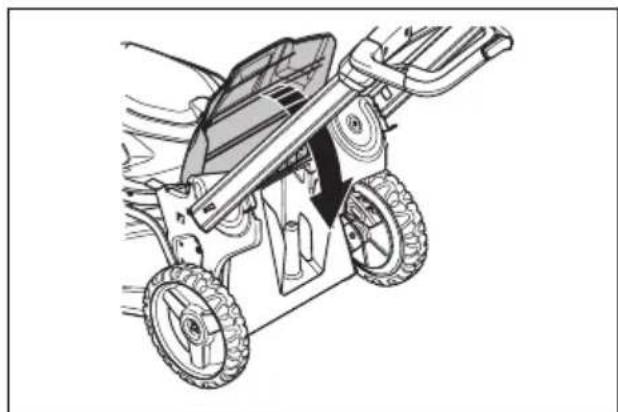 HUSQVARNA LE 322R - Pour faire passer la tondeuse en mode broyage - 2
