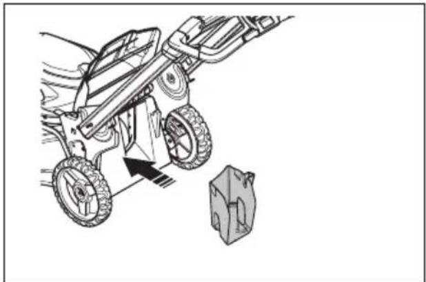 HUSQVARNA LE 322R - Pour faire passer la tondeuse en mode broyage - 1
