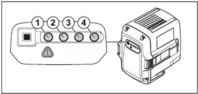 HUSQVARNA LE 322R - Battery status - 1