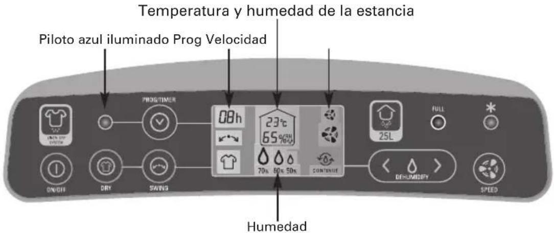 TEFAL Intense Dry Control Linen Dry DU4130 - - Función PROG - 1