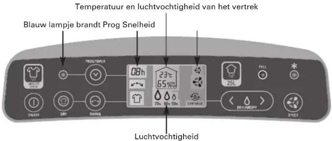 TEFAL Intense Dry Control Linen Dry DU4130 - - PROG-functie - 1