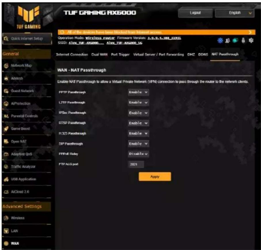 ASUS TUF Gaming TUFAX6000 - Remarques : - 1