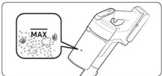 SAMSUNG VS15T7032R5 - Wann der Staubbehälter entleert werden muss - 1