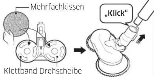 SAMSUNG VS15T7032R5 - Verwendung des Mehrfach-Feuchtkissens - 1