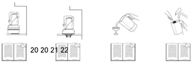 HAMILTON BEACH Eclipse HBH750 - Blender Operation – Quick Start Guide - 1