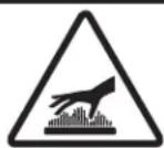 HAMILTON BEACH Tempest HBH650 - Danger de coupure - 1