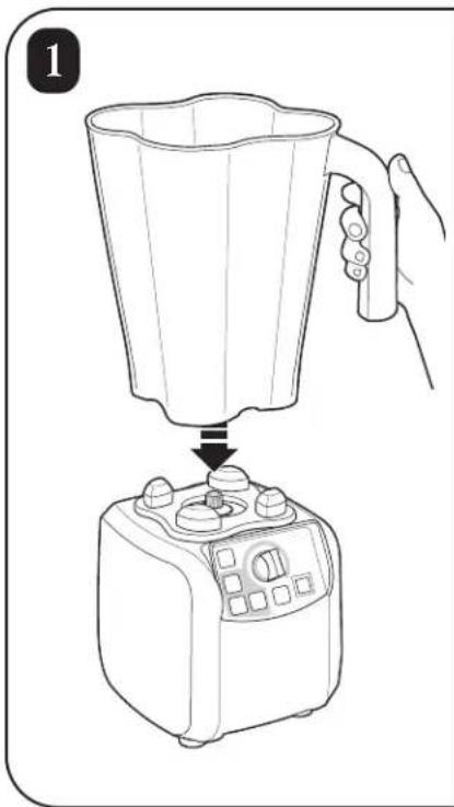 HAMILTON BEACH Tempest HBH650 - Blender Operation – Quick Start Guide - 3