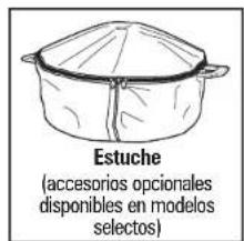 Estuche (accesorios opcionales disponibles en modelos selectos)