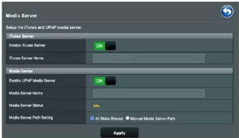 ASUS RTAX59U - Utiliser le service de partage DLNA - 1