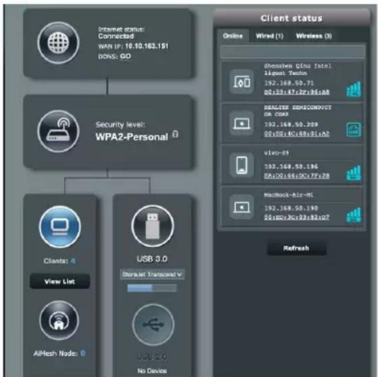 ASUS RTAX59U - Vérifiez que les paramètres de configuration du réseau sont corrects. - 1