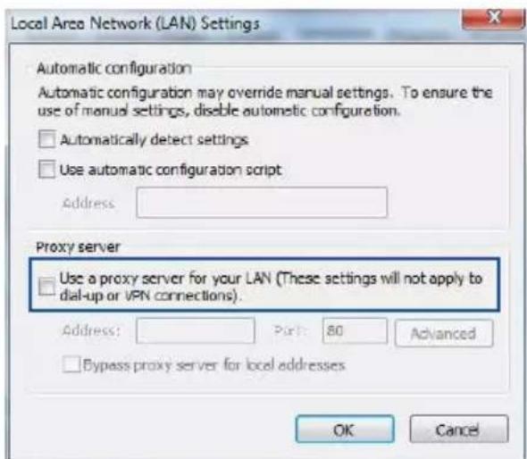 ASUS RTAX59U - désactivez le serveur proxy si celui-ci est activé. - 2