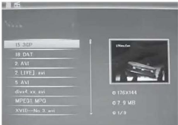 BRAUN DigiFrame 1587 - Modo de vídeo - 1