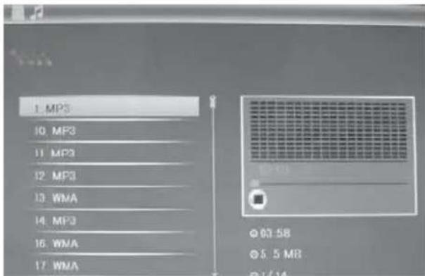BRAUN DigiFrame 1587 - Mode musique - 1