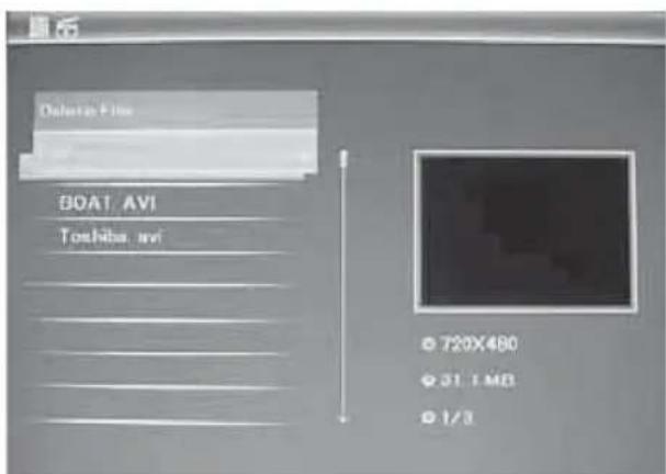 BRAUN DigiFrame 1587 - Delete function - 1