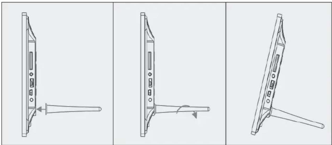 BRAUN DigiFrame 1587 - Uppställning - 1