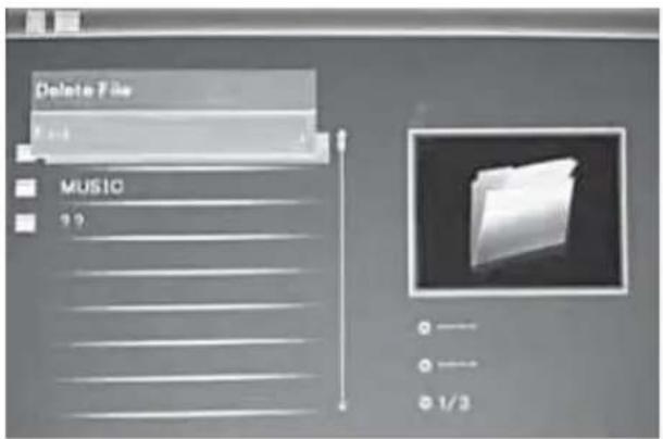 BRAUN DigiFrame 1587 - Funktion radera - 1