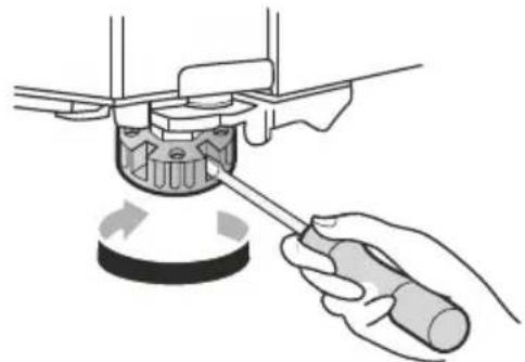 LG GNB372PLGB - Adjusting the Levelling Leg - 1