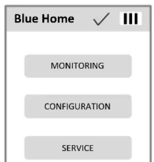 Blue Home ✓ III MONITORING CONFIGURATION SERVICE