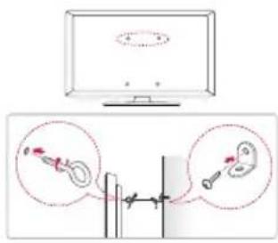 LG AMST21BB - Fissaggio della TV alla parete - 1