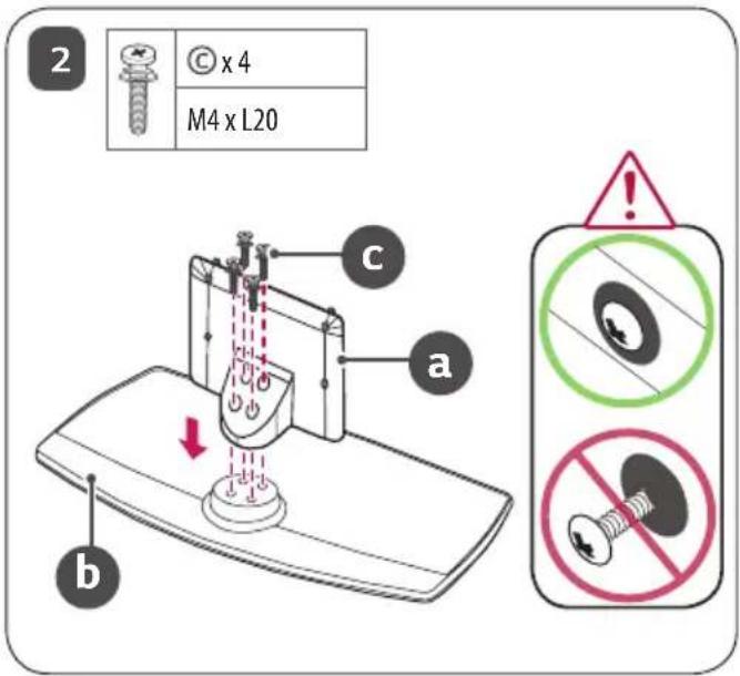 LG AMST21BB - Comment assembler le support - 54
