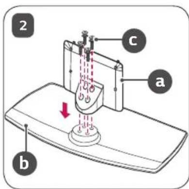 LG AMST21BC - How to Assemble the Stand - 4