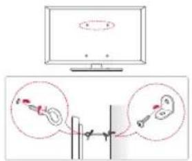 LG AMST21BC - Fissaggio della TV alla parete - 1