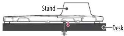 LG AMST21BC - Attaching the TV to a Desk - 4