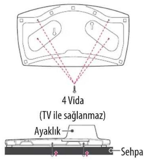 LG AMST21BC - TV'nin Bir Sehpaya Bağlanması - 1