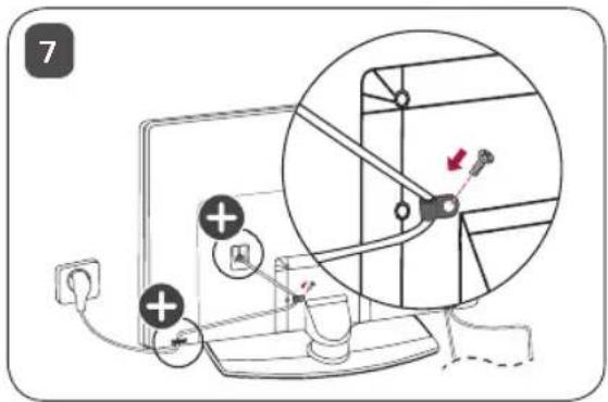 LG AMST21BC - Comment assembler le support - 23