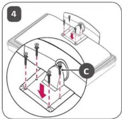 LG AMST21BC - How to Assemble the Stand - 6