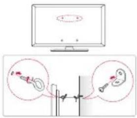 LG AMST21BD - Fissaggio della TV alla parete - 1