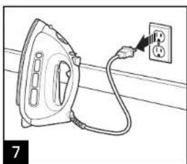 HAMILTON BEACH Easy Touch 14413 - How to Dry Iron - 7