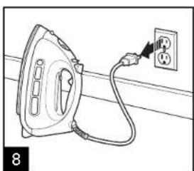 HAMILTON BEACH Easy Touch 14413 - How to Steam Iron - 7