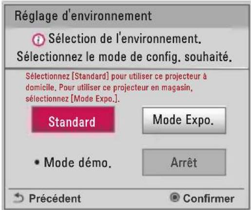 LG CineBeam PH550GV - Mise sous tension du projecteur - 2