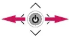 LG CineBeam PH550GV - Utilisation du bouton du joystick - 3
