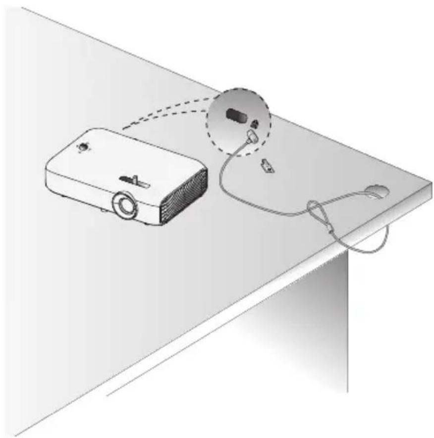 LG CineBeam PH550GV - Système de sécurité Kensington - 1