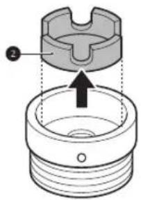 LG F4V3VYP6WE - Raccordement d'un tuyau de type vissé à un robinet sans filetage - 2
