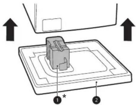 LG F2V3PYP3W - Lifting the Appliance Off the Foam Base - 1
