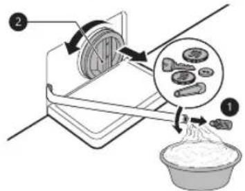 LG F2V3PYP3W - Cleaning the Drain Pump Filter and Performing an Emergency Water Evacuation - 2