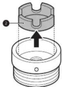 LG F2V3PYP3W - Connecting the Hose to the Water Tap - 3