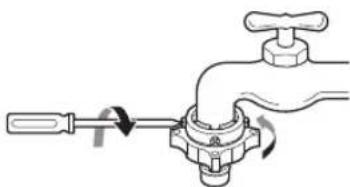 LG F2V3PYP3W - Connecting One Touch Type Hose to Tap Without Thread - 3