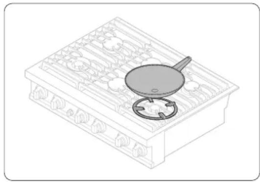 Dacor DTT36T960GS - Anneau de wok - 1