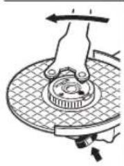 BOSCH GWS 12125 S Professional - Quick-clamping nut SDS-clic - 2