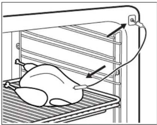 ELECTROLUX BSE772380B - Comment utiliser : sonde de cuisson - 1