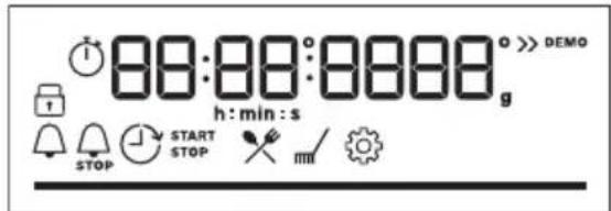 ELECTROLUX EOC6H76Z - Indicatielampjes op de display - 1