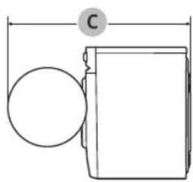 SAMSUNG WF53BB8700AT - Dimensions - 2